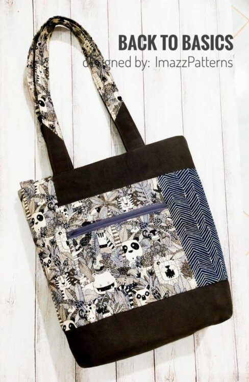 Back To Basics Tote Bag pattern - Sew Modern Bags