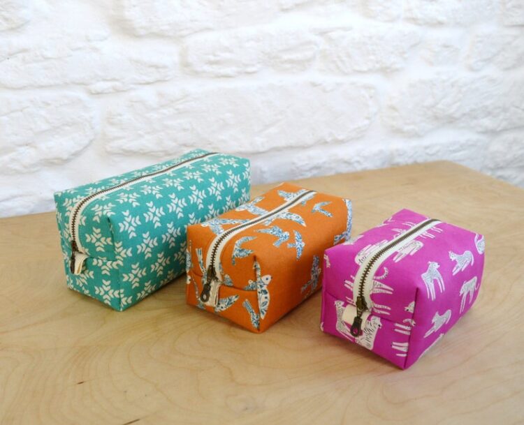 Boxy pouch set 6 sizes Sew Modern Bags