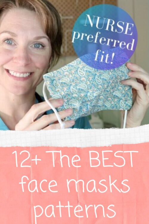 Sewing patterns for face masks. The best FREE sewing patterns for face masks to sew for your family or health care workers. All with free patterns and step by step video tutorials.