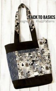 Back To Basics Tote Bag pattern - Sew Modern Bags