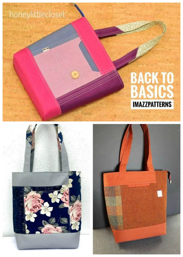 Back To Basics Tote Bag pattern - Sew Modern Bags