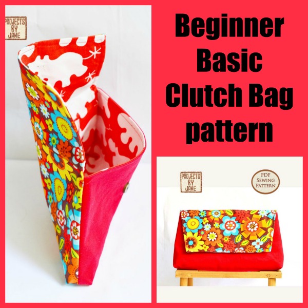 Beginner Basic Clutch Bag pattern