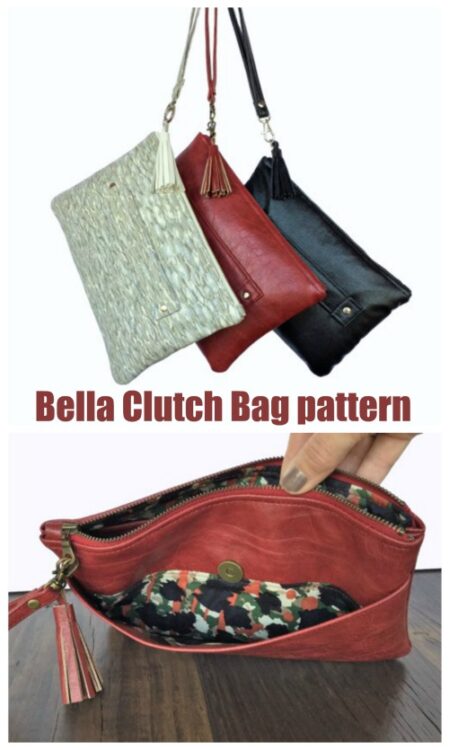 Bella Clutch Bag pattern 