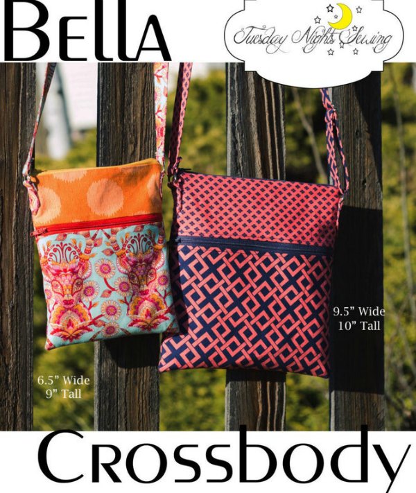 When the designer made her Bella Crossbody digital pattern she designed it as a simple and easy project to make, but some prior knowledge of sewing is assumed. The pattern features two sizes so you have to decide which size to make or make them both.