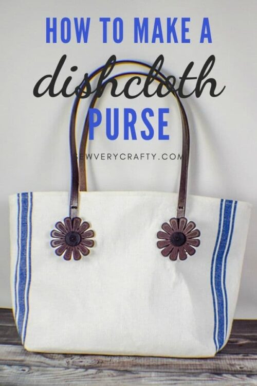 How to make a Dishcloth Purse / Handbag - FREE pattern