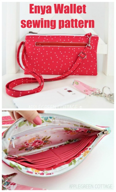 Enya Wallet sewing pattern - Sew Modern Bags