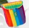 Rainbow bike bag free pattern