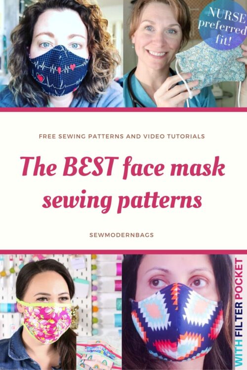 Sewing patterns for face masks. The best FREE sewing patterns for face masks to sew for your family or health care workers. All with free patterns and step by step video tutorials. 