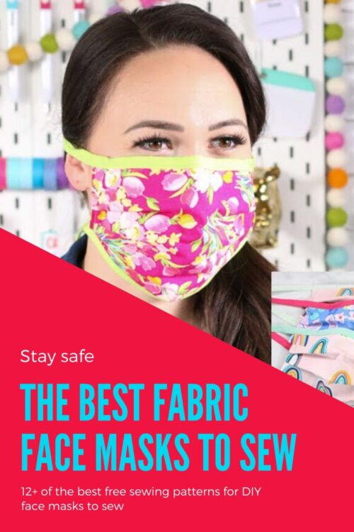 Sewing patterns for face masks. The best FREE sewing patterns for face masks to sew for your family or health care workers. All with free patterns and step by step video tutorials.