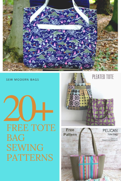 Top 60 Best Free Tote Bag Sewing Patterns - Sew Modern Bags