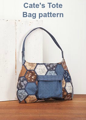 Cate's Tote Bag sewing pattern - Sew Modern Bags