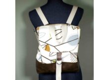 DIY Backpack Purse Free sewing pattern