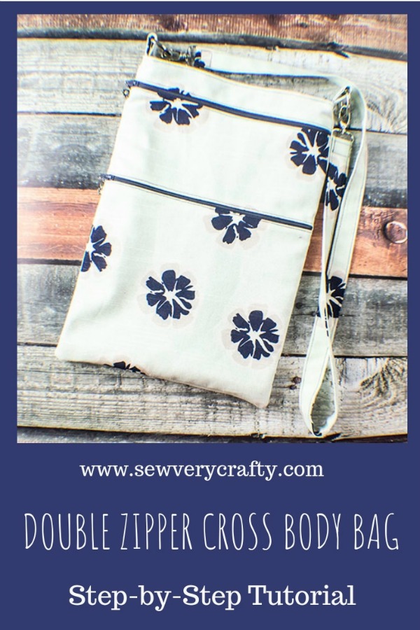 Double Zip Crossbody Purse - Sew Modern Bags