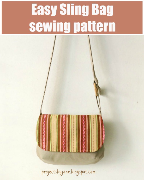 Easy Beginner Sling Bag sewing pattern - Sew Modern Bags