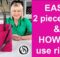 Easy Two Piece Bag and How to apply rivets FREE video tutorial