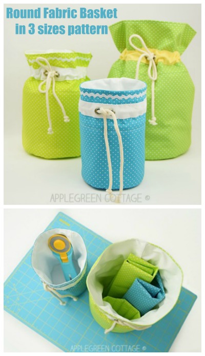 Zipper Pouch Tutorial - With A Free Template - AppleGreen Cottage