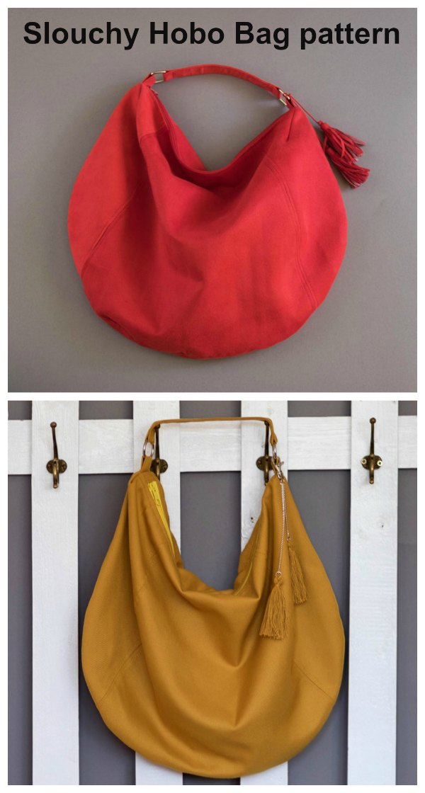 Here is a very reasonably priced digital sewing pattern for a hobo bag, it's called the Slouchy Hobo Bag. If you are looking for a perfect summer bag design then this hobo bag will be an excellent choice.