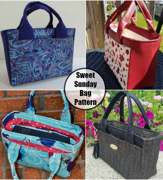 Sweet Sunday Bag pattern - Sew Modern Bags