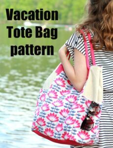 Vacation Tote Bag pattern - Sew Modern Bags