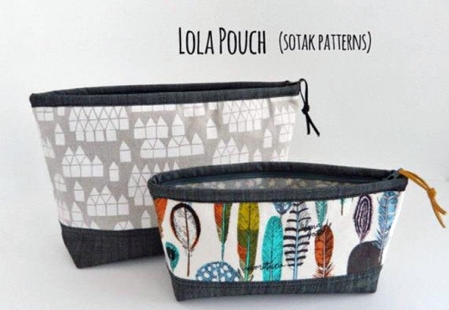 Lola Tote Bag PDF Sewing Pattern 2 Sizes Easy Bag Pattern 