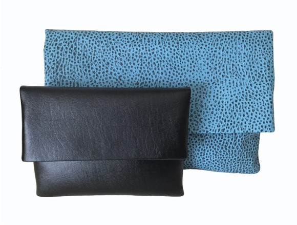 Leather clutch bag online pattern