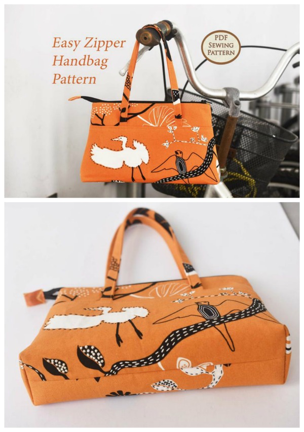 Easy Zipper Handbag pattern