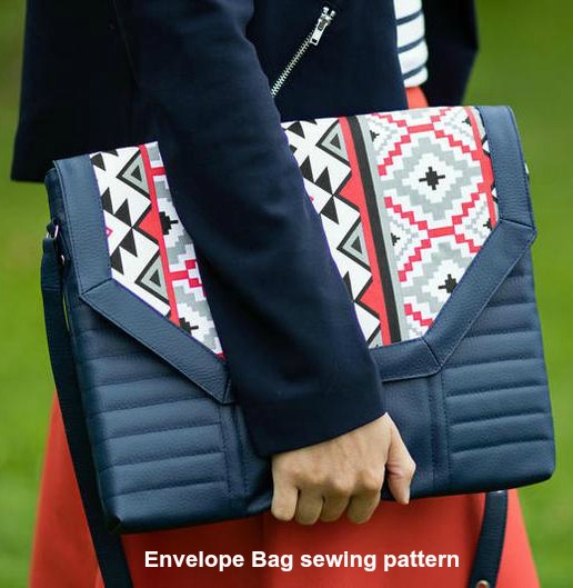 The Envelope Clutch Bag - Free Bag Pattern! | So Sew Easy | Handtassen,  Tassen naaien, Tassen