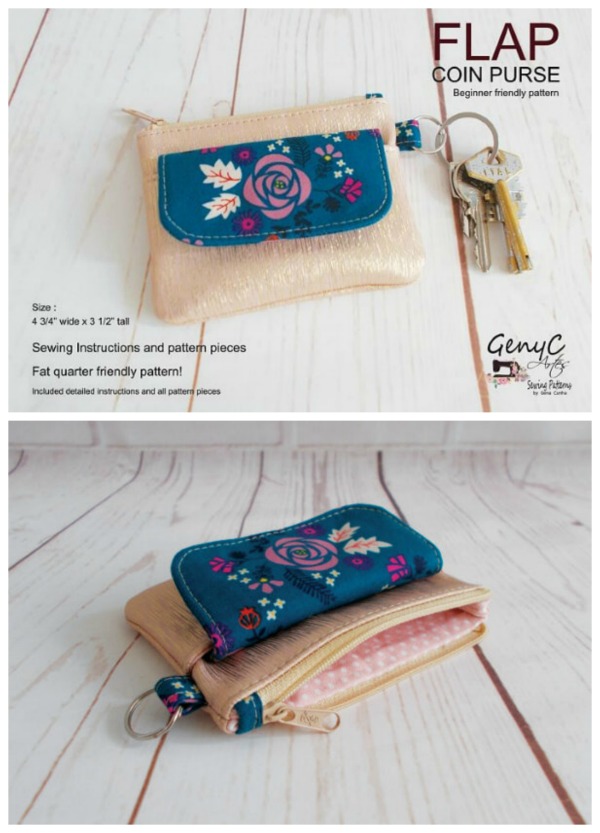 Emergency Stocking Filler! How to Make an Easy Coin Purse. - The