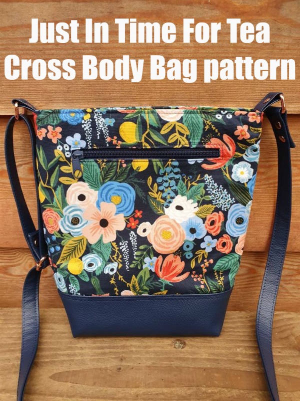 Just In Time For Tea Cross Body Bag pattern