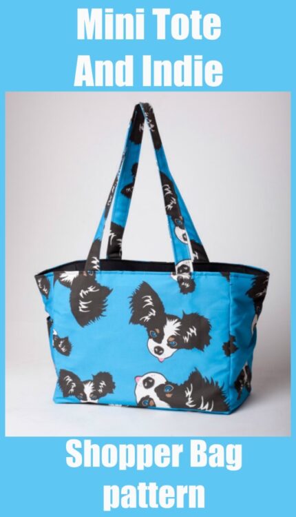 Mini Tote And Indie Shopper Bag pattern