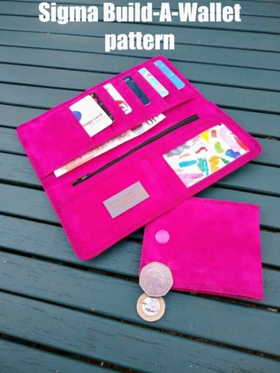 Sigma Build-A-Wallet pattern - Sew Modern Bags