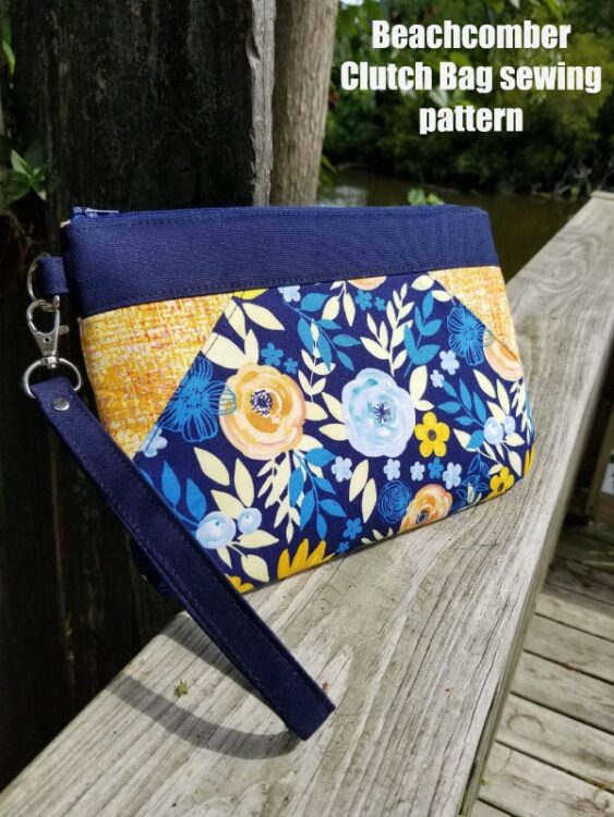 Beachcomber Clutch Bag sewing pattern