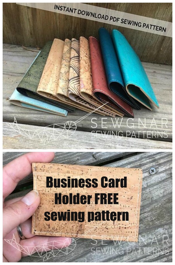 Business Card Holder FREE sewing pattern