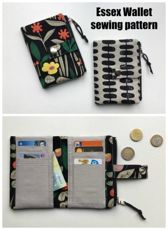 Essex Wallet sewing pattern - Sew Modern Bags