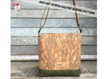 Mini Box Tote Bag sewing pattern with video