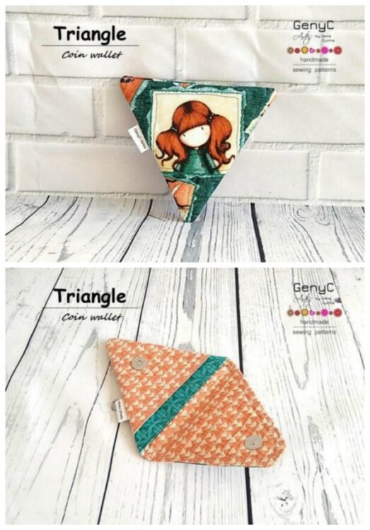 Triangle Coin Wallet pattern