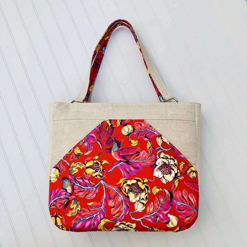 Beachcomber Tote and Handbag (2 sizes) - Sew Modern Bags