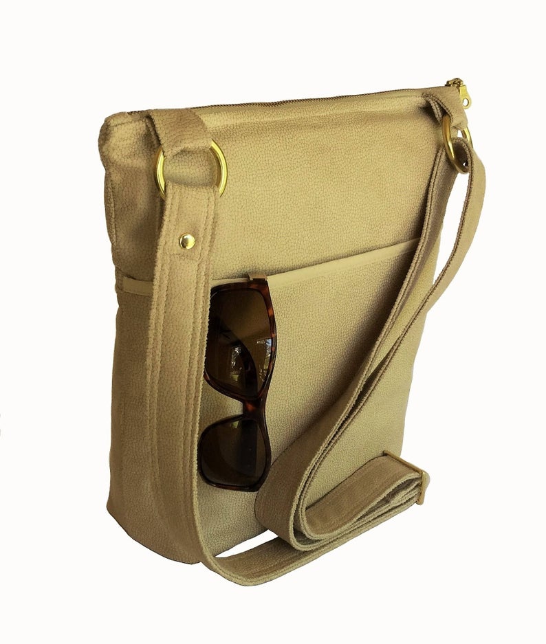 Double Zip Crossbody Purse - Sew Modern Bags
