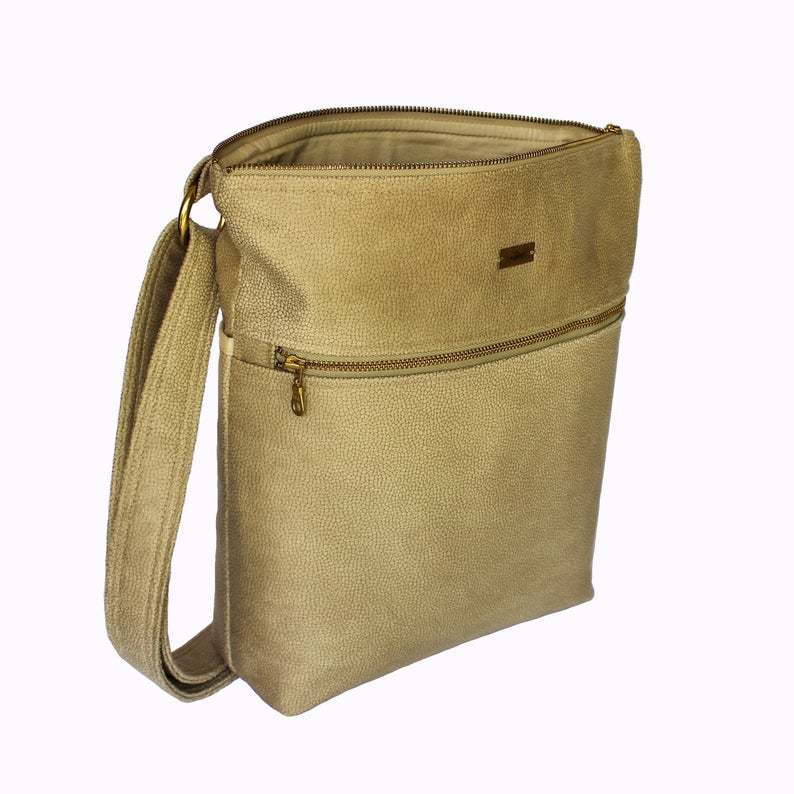 Double Zip Crossbody Purse - Sew Modern Bags