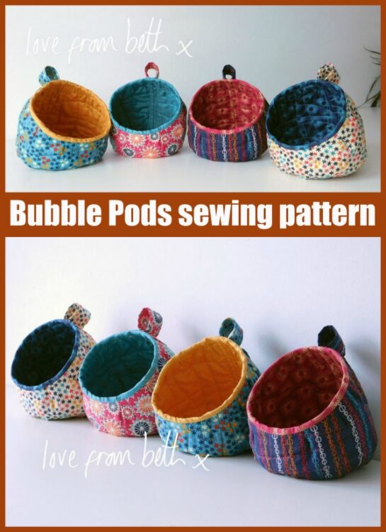 Bubble Pods sewing pattern Sew Modern Bags