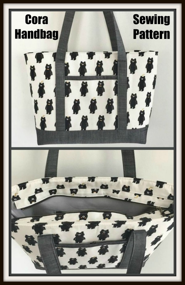 Sewing pattern for the Cora Handbag
