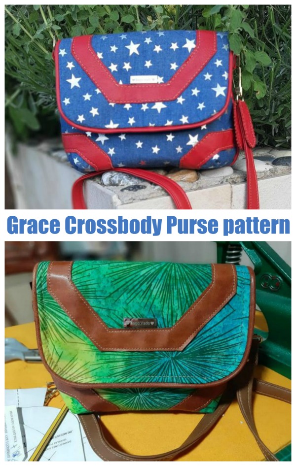 Grace Crossbody Purse sewing pattern