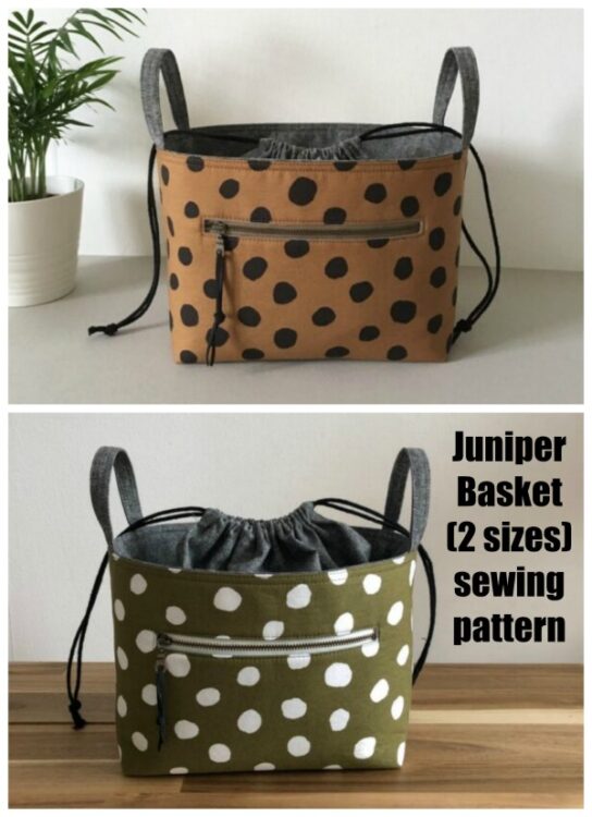Juniper Basket (2 sizes) sewing pattern
