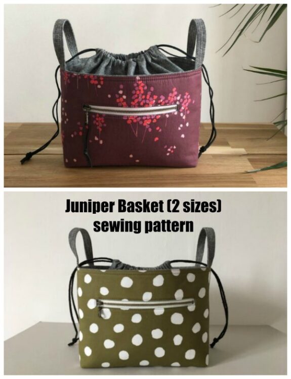 Juniper Basket (2 sizes) sewing pattern