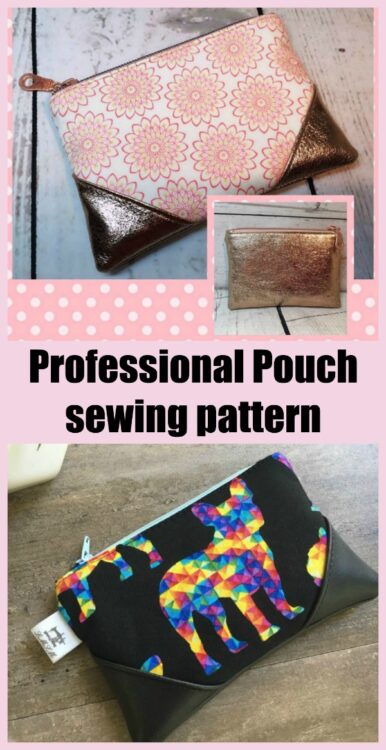 Professional Pouch sewing pattern - Sew Modern Bags