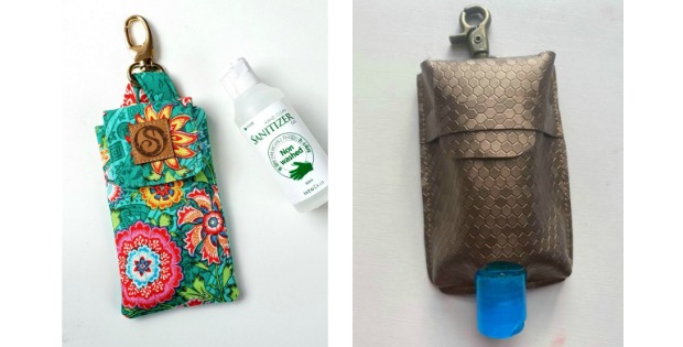 Sew a Hand Sanitizer Holder (2 patterns with videos) - Sew