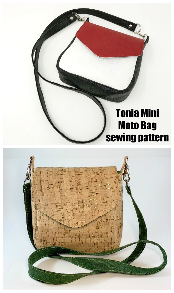 Tonia Mini Moto Bag sewing pattern
