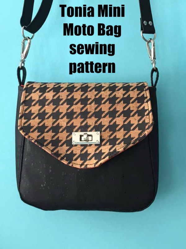 Tonia Mini Moto Bag sewing pattern