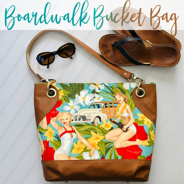 Boardwalk Bucket Bag (2 sizes) sewing pattern