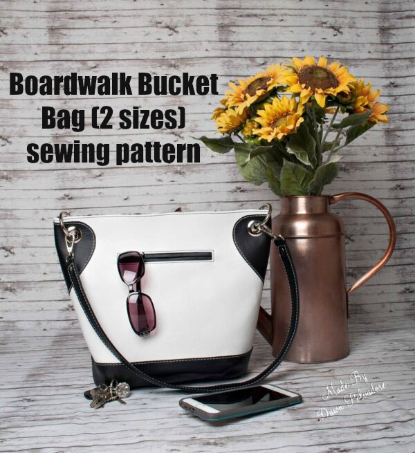 Boardwalk Bucket Bag (2 sizes) sewing pattern